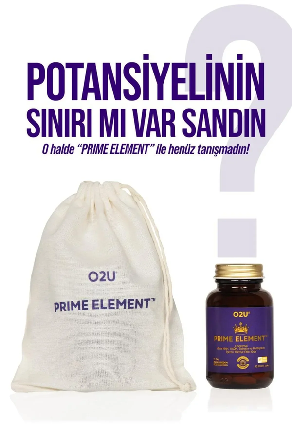 O2U Prime Element 30 Dilaltı Tablet | 820 Mg/Tablet
