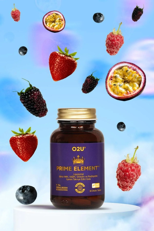 O2U Prime Element 30 Dilaltı Tablet | 820 Mg/Tablet