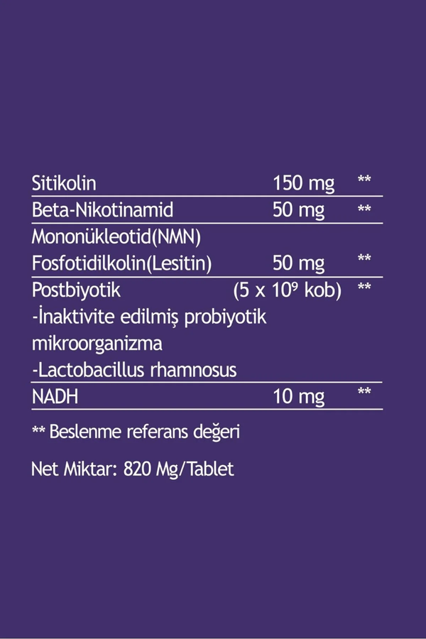 O2U Prime Element 30 Dilaltı Tablet | 820 Mg/Tablet